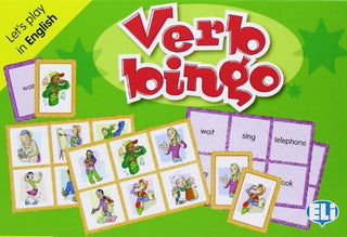 Verb Bingo is based on the traditional game of bingo and allows students to memorize 66 basic English verbs in a quick, fun and pleasant way.