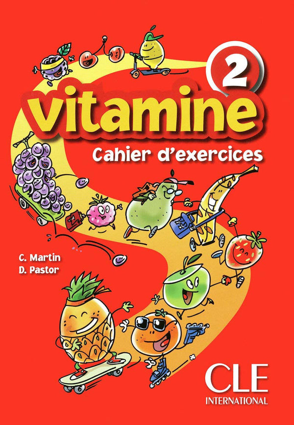 Vitamine 2 Cahier d'exercises + CD audio + portfolio. The Vitamine 2 activity book supplements 8 units of the student book.