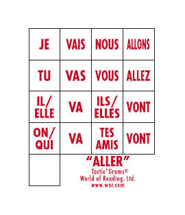 French Tactic*Grams® Aller | Foreign Language and ESL Books and Games