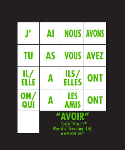 French Tactic*Grams® Avoir | Foreign Language and ESL Books and Games