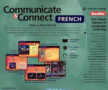 Berlitz Communicate and Connect French | Foreign Language and ESL Software