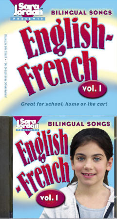 Bilingual Songs - English - French volume 1 | Foreign Language and ESL Audio CDs