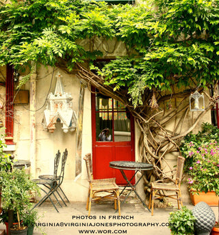 French Building with Red Door Poster | Foreign Language and ESL Books and Games