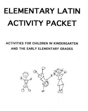 Elementary Latin Activity Packet | Foreign Language and ESL Books and Games