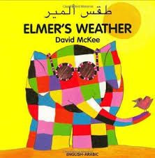 Elmer's Weather - Arabic - English | Foreign Language and ESL Books and Games