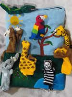 Finger Puppets from Bolivia - Jungle Set