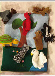 Finger Puppets from Bolivia - Woods Set