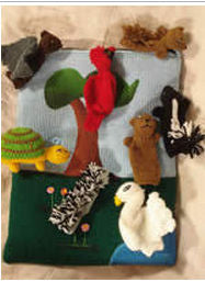 Finger Puppets from Bolivia - Woods Set | Finger Puppets from Bolivia