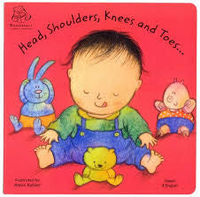 Head, Shoulders, Knees and Toes - Bilingual French edition