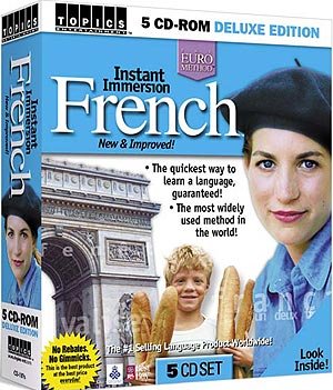 Instant Immersion French v2.0 - 5 CD-ROM set | Foreign Language and ESL Software