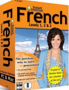 Instant Immersion French 1,2,3 | Foreign Language and ESL Software