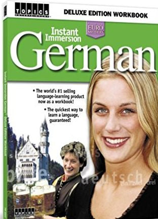 Instant Immersion German Workbook and CD | Foreign Language and ESL Audio CDs