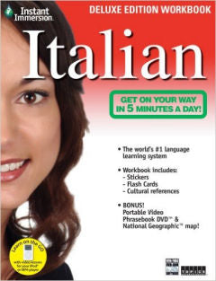Instant Immersion Italian Workbook | Foreign Language and ESL Books and Games