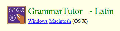 Latin Grammar Tutor | Foreign Language and ESL Software