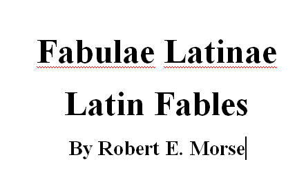 Latin Fables (Fabulae Latinae) | Foreign Language and ESL Books and Games