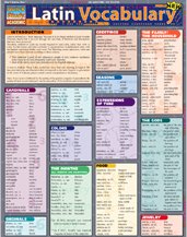 Quick Study Latin Vocabulary | Foreign Language and ESL Books and Games
