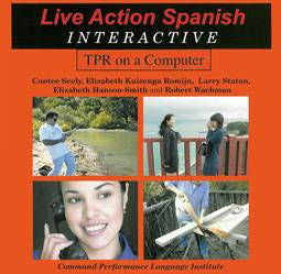 Live Action Spanish Interactive CD-ROM | Foreign Language and ESL Software