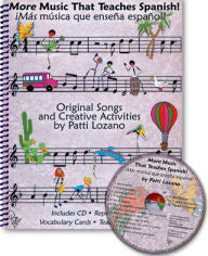 More Music that Teaches Spanish CD and Manual