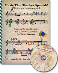 Music that Teaches Spanish CD and Teacher's Guide | Foreign Language and ESL Audio CDs