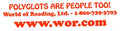 Polyglots are People Too Bumper Sticker | Bumper Sticker - World of Reading, Ltd. www.wor.com