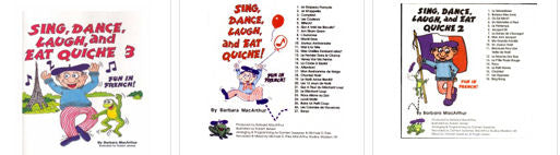 Sing Dance Laugh and Eat Quiche 1-3 CDs | Foreign Language and ESL Audio CDs
