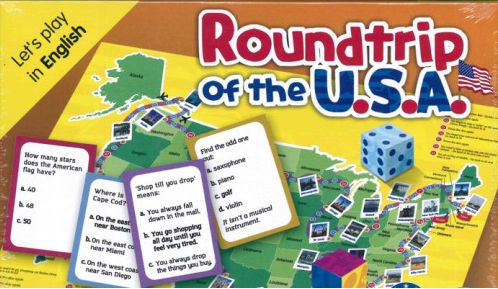 A2-B1 - Roundtrip of the U.S.A. | Foreign Language and ESL Books and Games