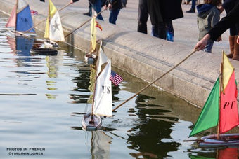 Sailboat in the water poster