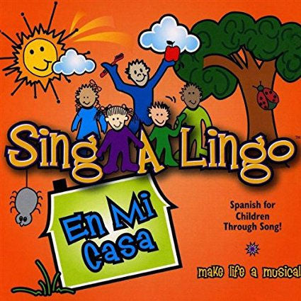 SingALingo Spanish CD - En Mi Casa | Foreign Language and ESL Audio CDs