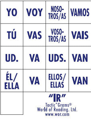 Spanish Tactic*Gram® Ir | Foreign Language and ESL Books and Games