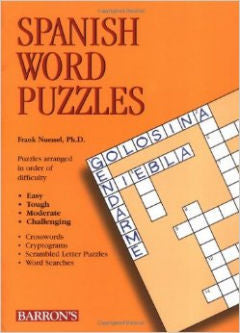 Spanish Word Puzzles | Foreign Language and ESL Books and Games
